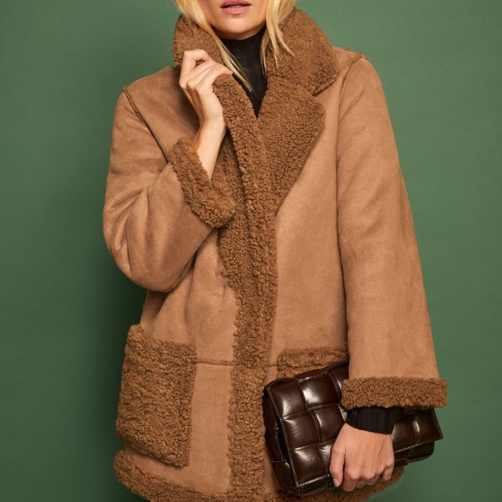 NWT Reformation Barlow Coat Jacket S